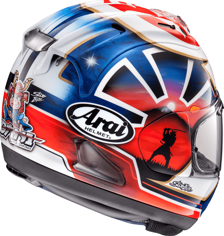 Arai Corsair-X Helmet - Dani Samurai-2 Blue - Motor Psycho Sport