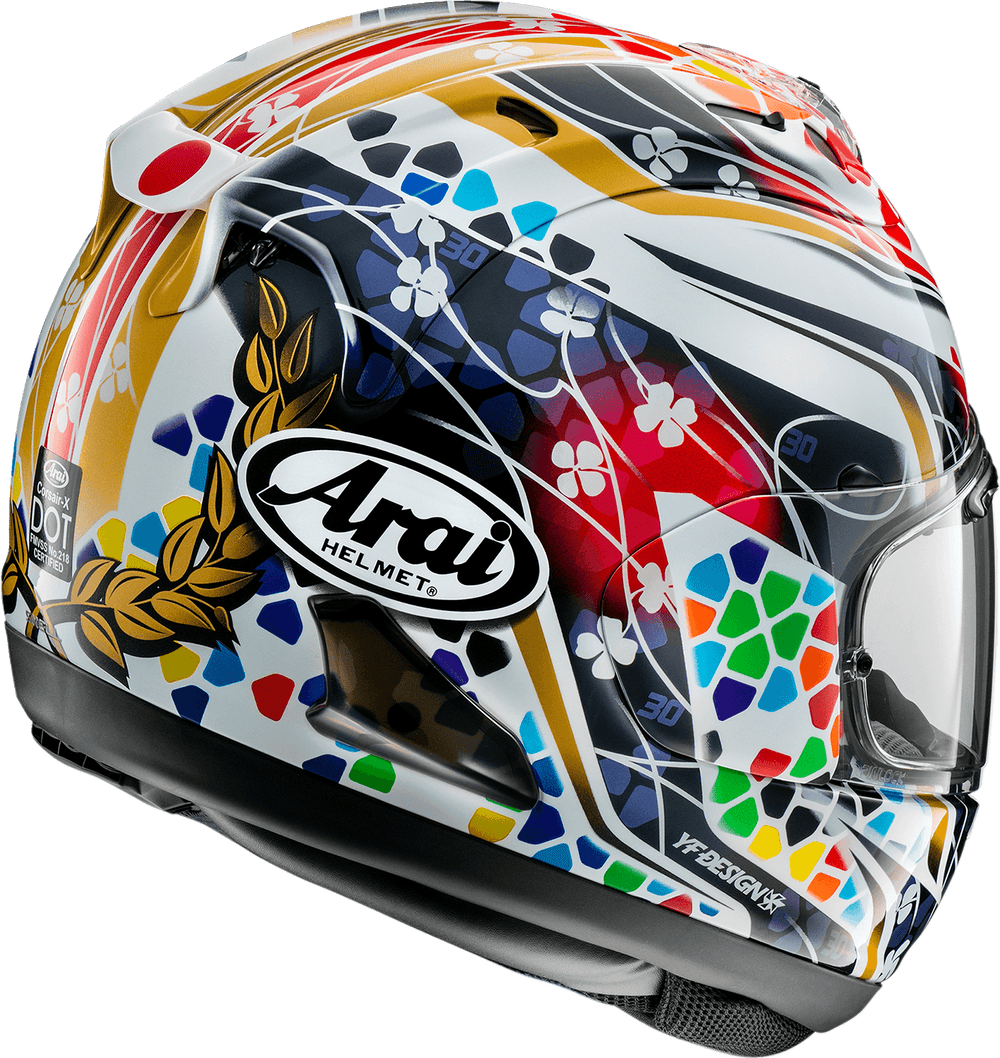 Arai Corsair-X Helmet - Nakagami-3 - Motor Psycho Sport