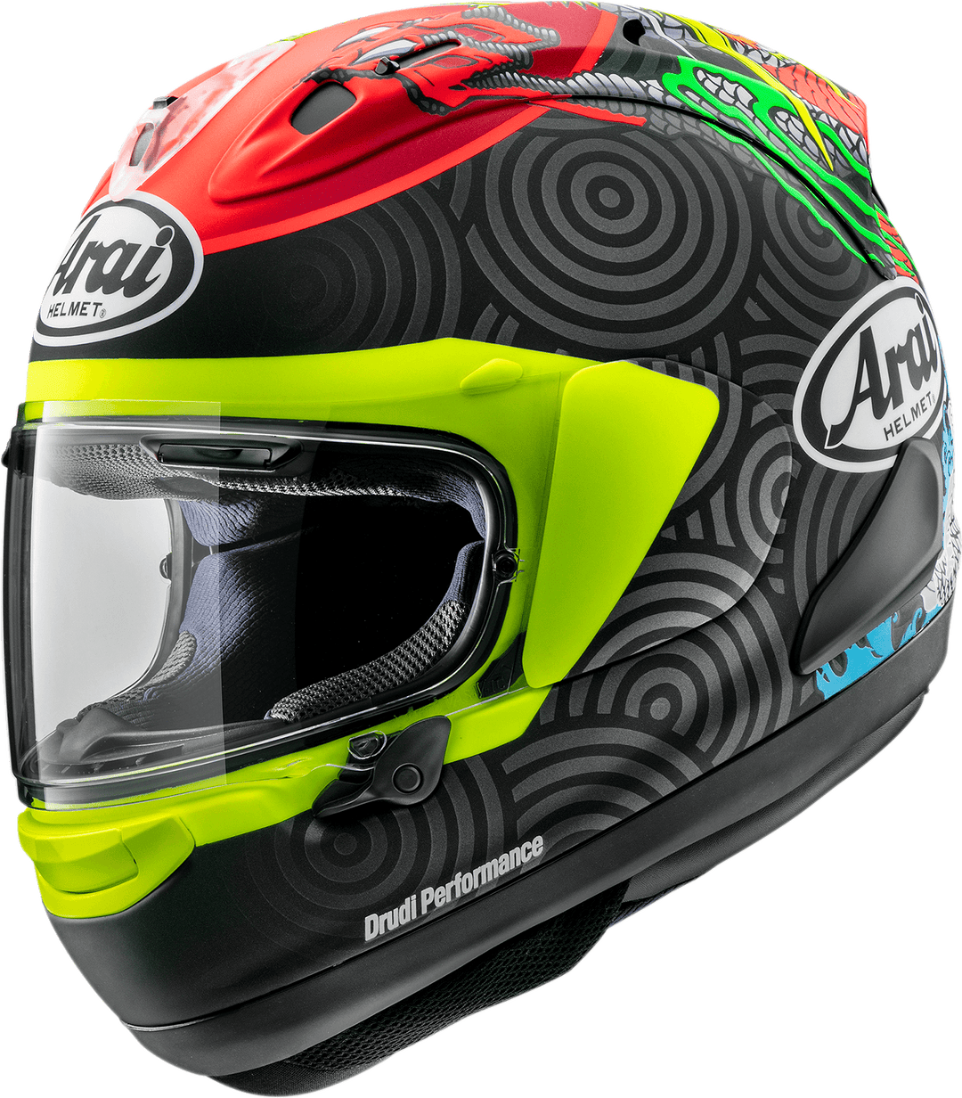 Arai Corsair-X Helmet - Tatsuki Frost - Motor Psycho Sport