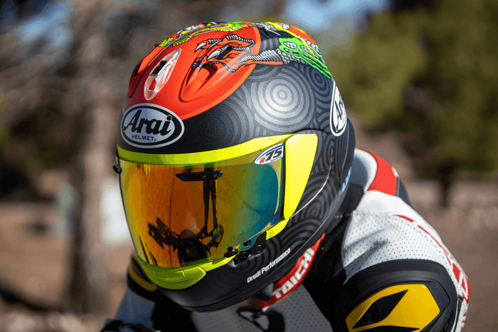 Arai Corsair-X Helmet - Tatsuki Frost - Motor Psycho Sport