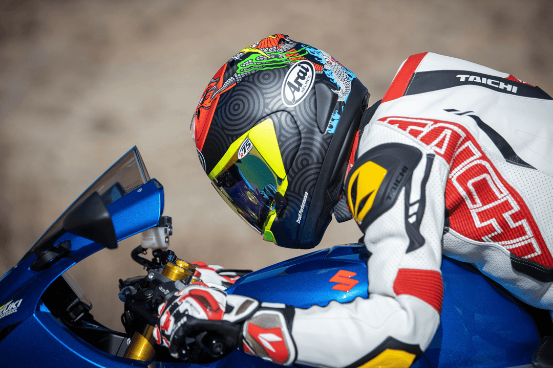 Arai Corsair-X Helmet - Tatsuki Frost - Motor Psycho Sport