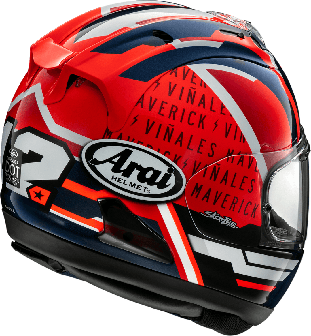 Arai Corsair-X Helmet - Vinales-6 - Motor Psycho Sport