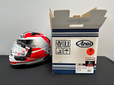 Arai Quantum-X Helmet - Steel Red - Size XL - OPEN BOX - Motor Psycho Sport