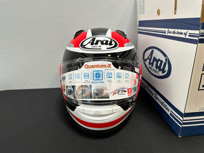Arai Quantum-X Helmet - Steel Red - Size XL - OPEN BOX - Motor Psycho Sport