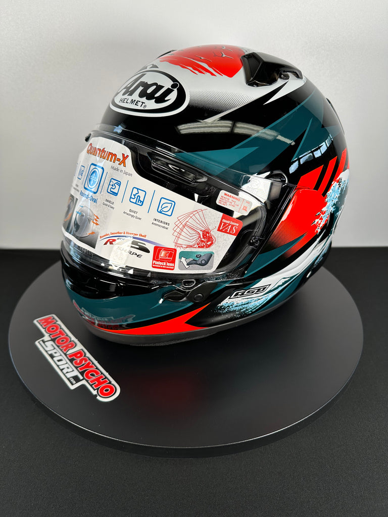 Arai Quantum-X Helmet - Wave - Size 2XL