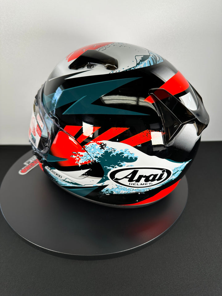 Arai Quantum-X Helmet - Wave - Size 2XL - OPEN BOX - Motor Psycho Sport
