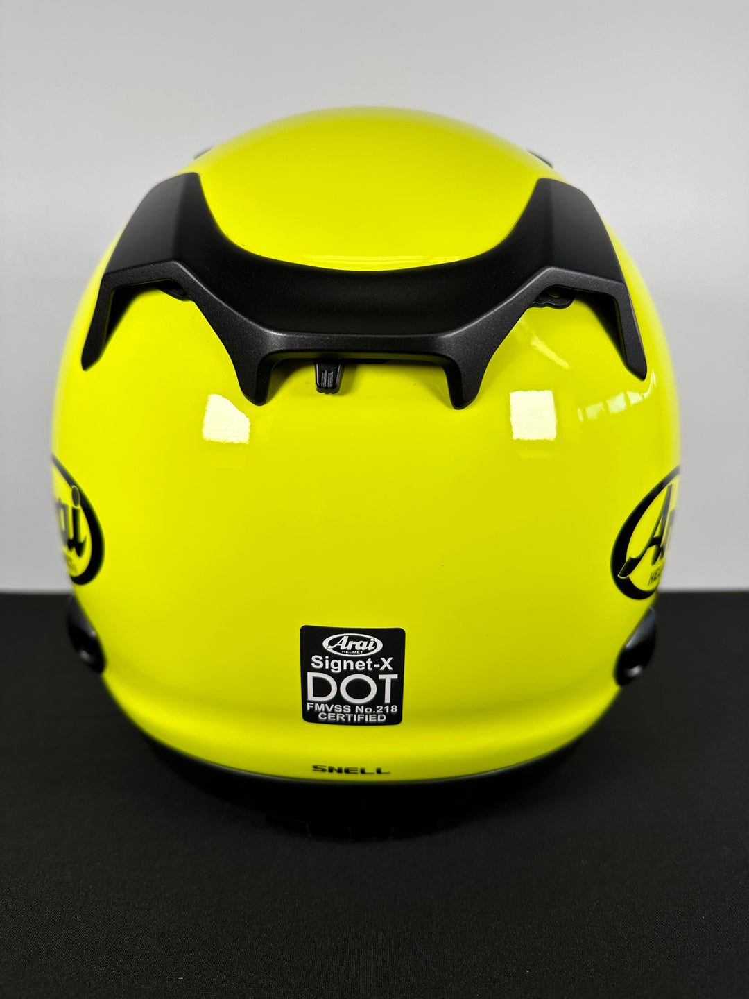 Arai Signet-X Helmet - Fluorescent Yellow Size Large - OPEN BOX - Motor Psycho Sport