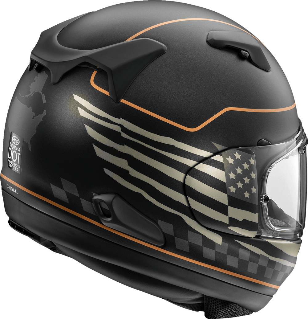 Arai Signet-X Helmet - US Flag Black Frost - Motor Psycho Sport