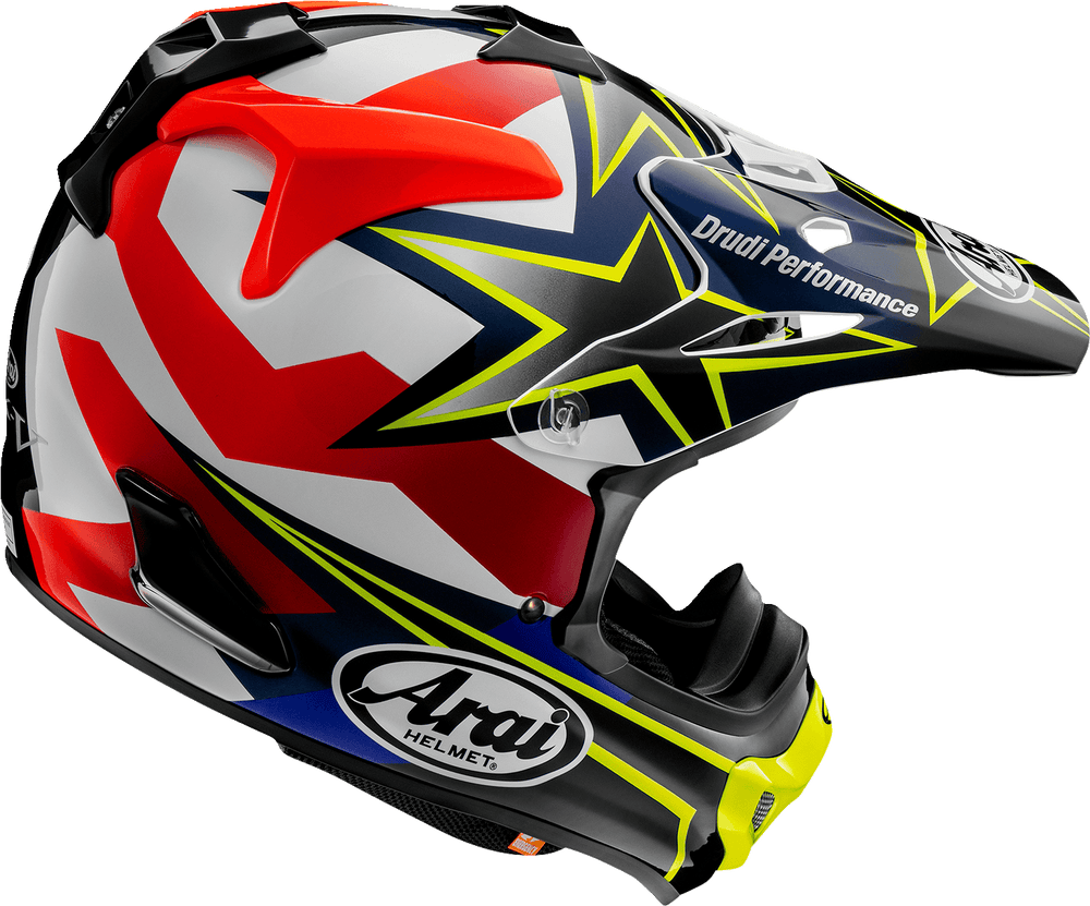 Arai VX-Pro4 Helmet - Stars & Stripes Yellow - Motor Psycho Sport