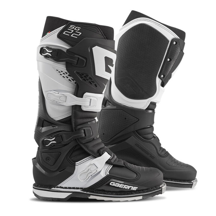 Gaerne SG-22 Boots - Black/White - Size 9