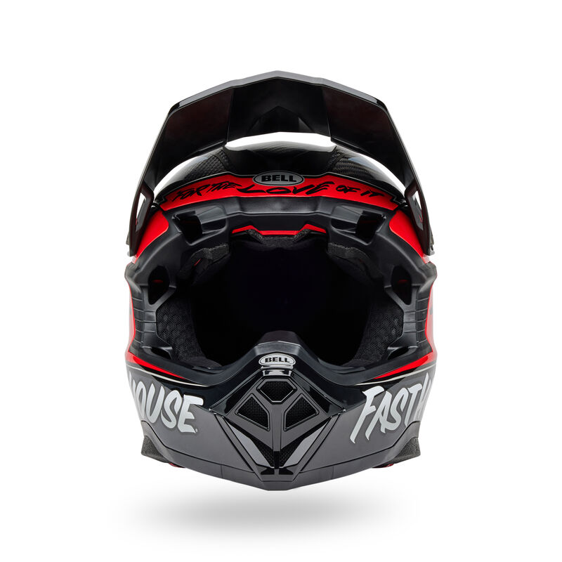 Bell Moto-10 Spherical Helmet - Fasthouse DID 25 Gloss Gray/Red - Size Large - OPEN BOX