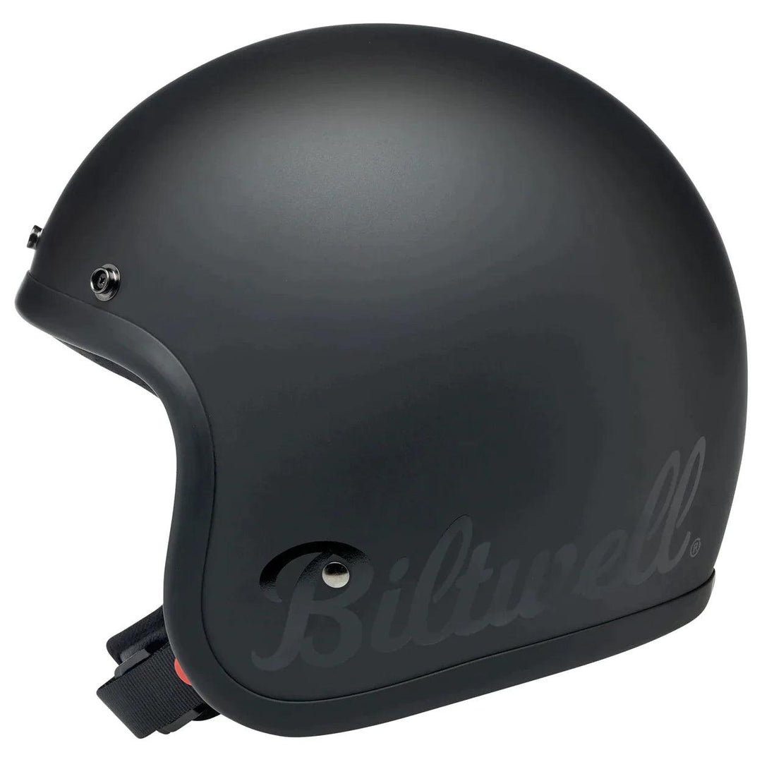 Biltwell Bonanza Helmet Flat Black Factory - Motor Psycho Sport