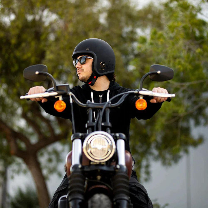 Biltwell Bonanza Helmet Flat Black Factory - Motor Psycho Sport