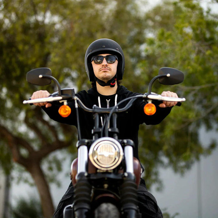 Biltwell Bonanza Helmet Flat Black Factory - Motor Psycho Sport