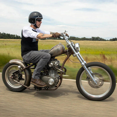 Biltwell Bonanza Helmet Gloss Black - Motor Psycho Sport