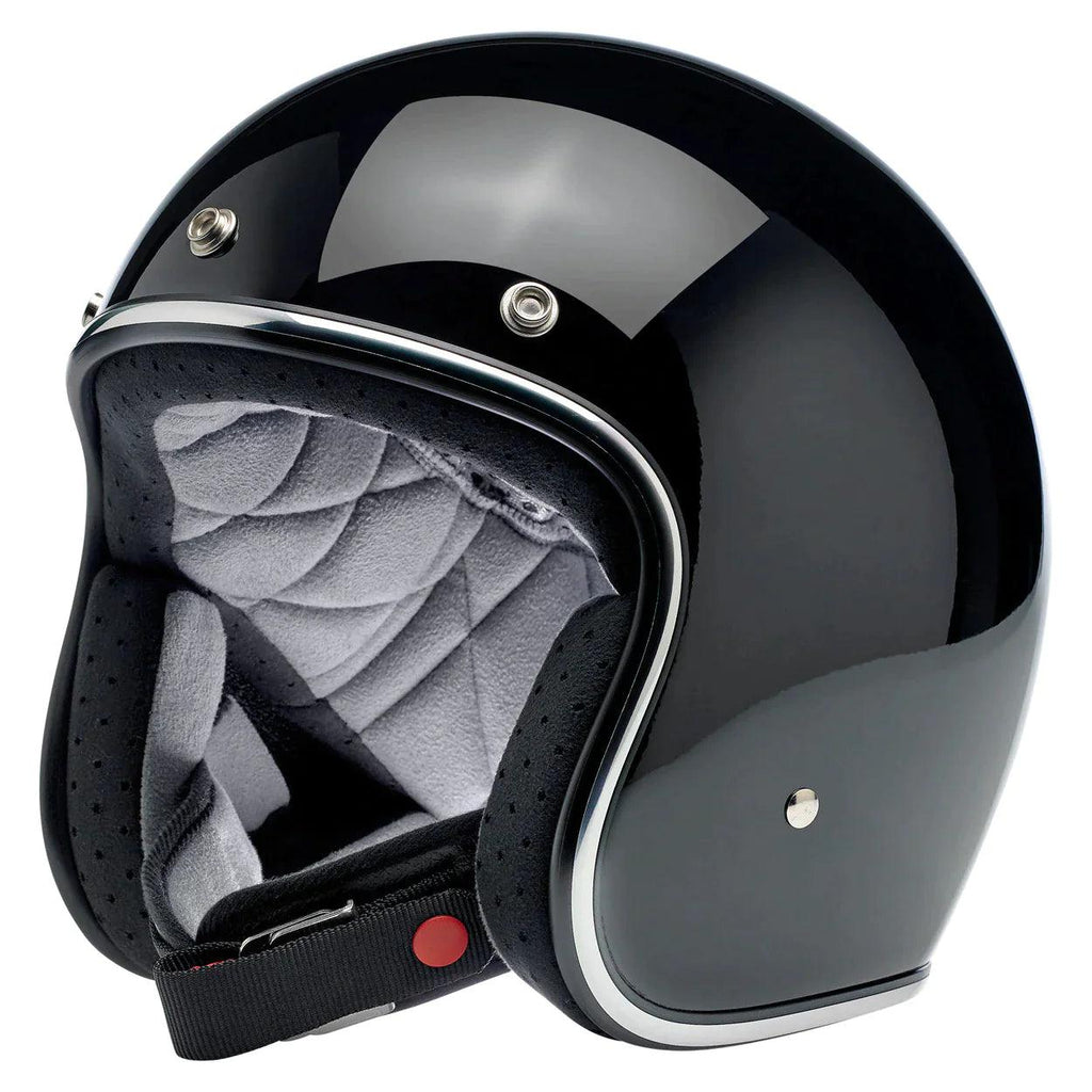 biltwell womens motorcycle helmets Biltwell Bonanza Helmet Gloss Black – Motor Psycho Sport