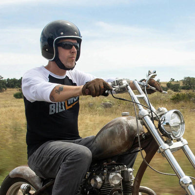Biltwell Bonanza Helmet Gloss Black - Motor Psycho Sport