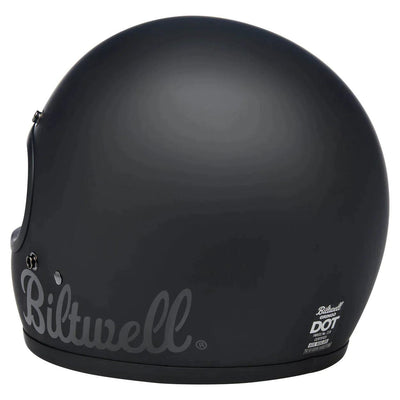 Biltwell Gringo ECE Helmet Flat Black Factory - Motor Psycho Sport