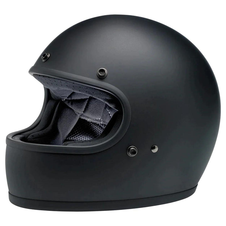 Biltwell Gringo ECE Helmet Flat Black - Motor Psycho Sport