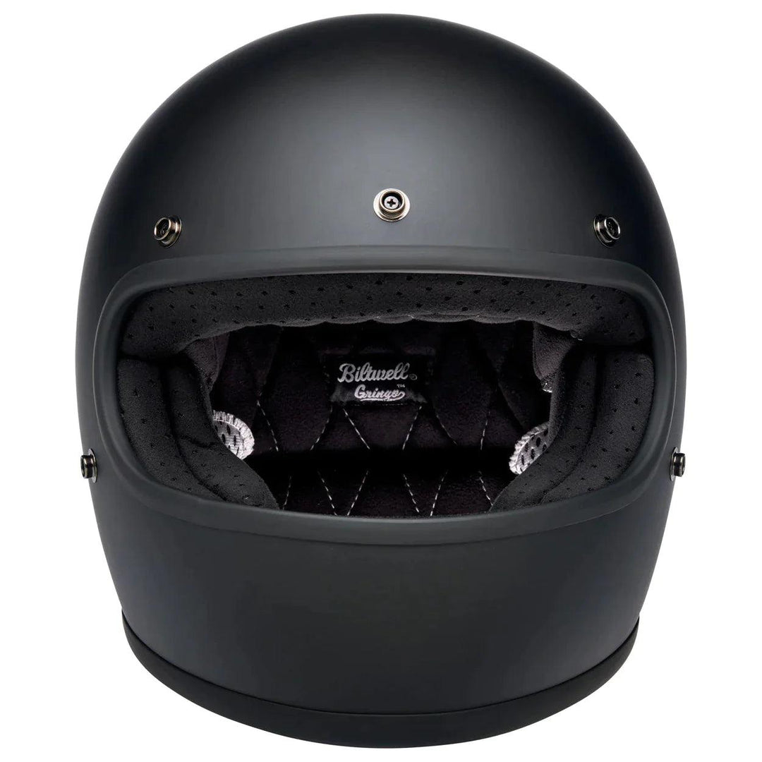 Biltwell Gringo ECE Helmet Flat Black - Motor Psycho Sport