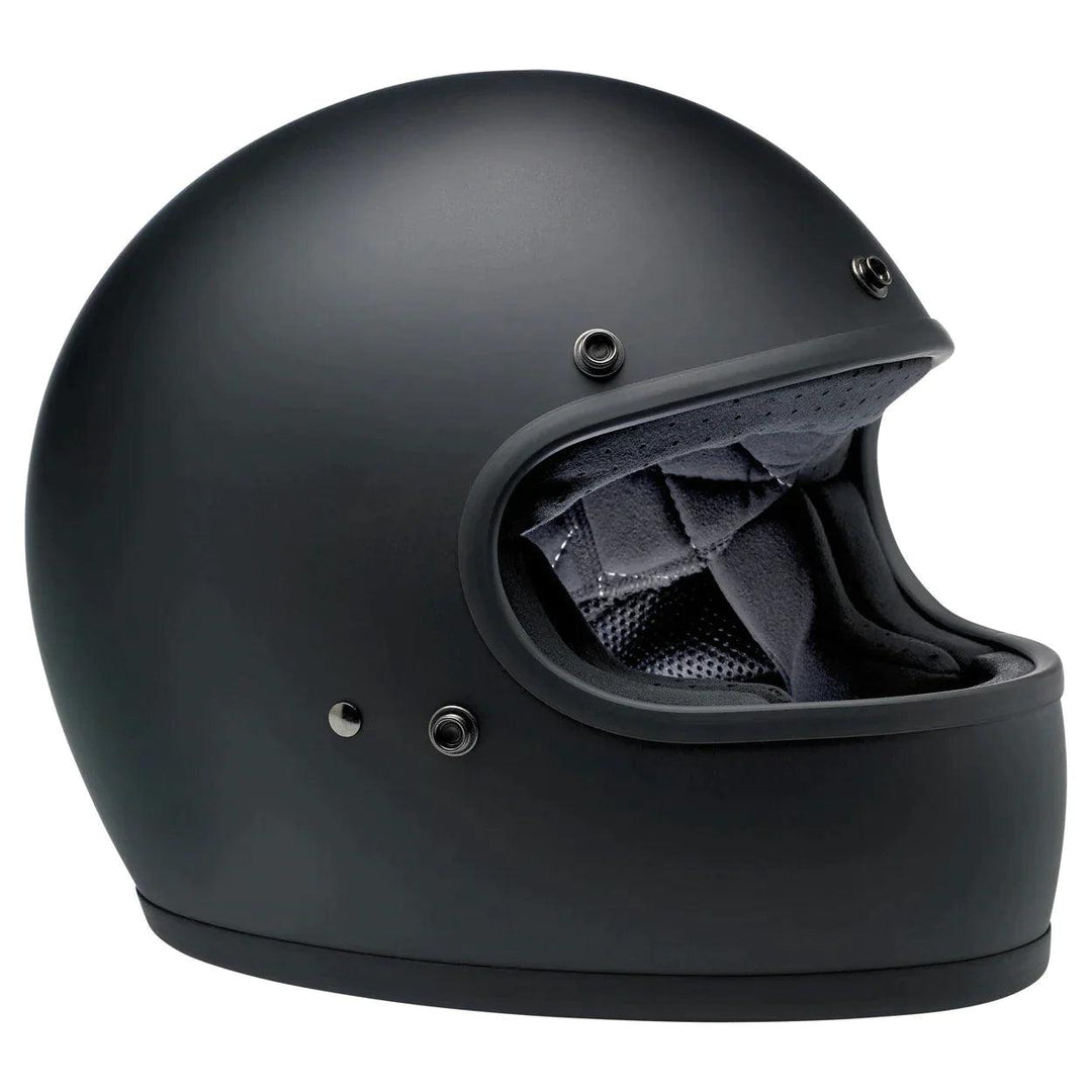 Biltwell Gringo ECE Helmet Flat Black - Motor Psycho Sport