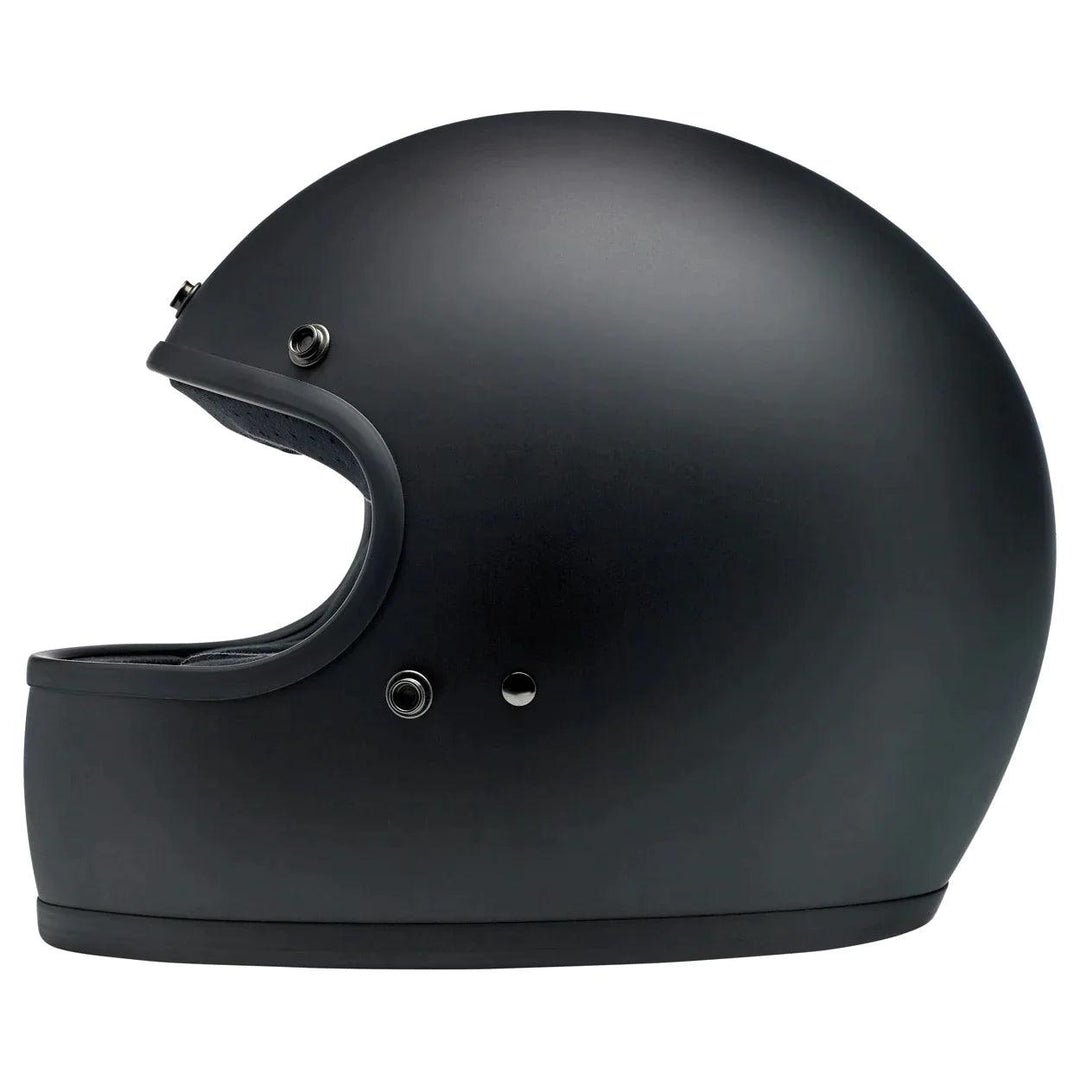 Biltwell Gringo ECE Helmet Flat Black - Motor Psycho Sport