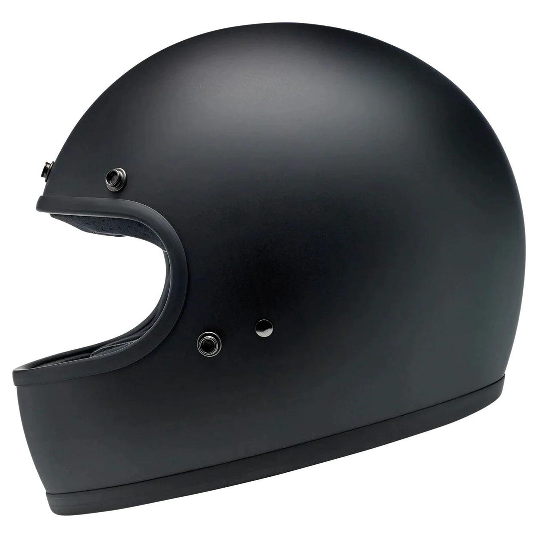 Biltwell Gringo ECE Helmet Flat Black - Motor Psycho Sport