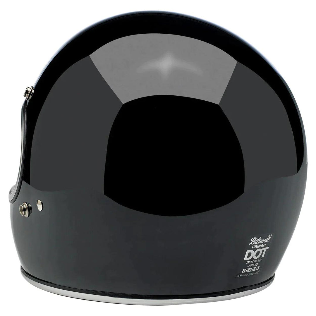 Biltwell Gringo ECE Helmet Gloss Black - Motor Psycho Sport