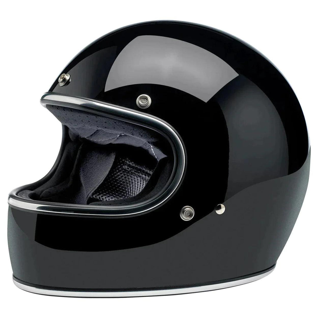 Biltwell Gringo ECE Helmet Gloss Black - Size Small - Motor Psycho Sport