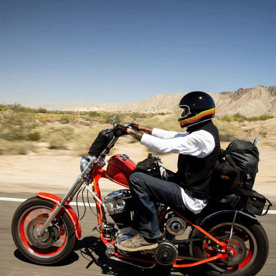 Biltwell Gringo ECE Helmet Gloss Black Spectrum - Motor Psycho Sport