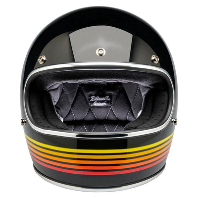 Biltwell Gringo ECE Helmet Gloss Black Spectrum - Motor Psycho Sport