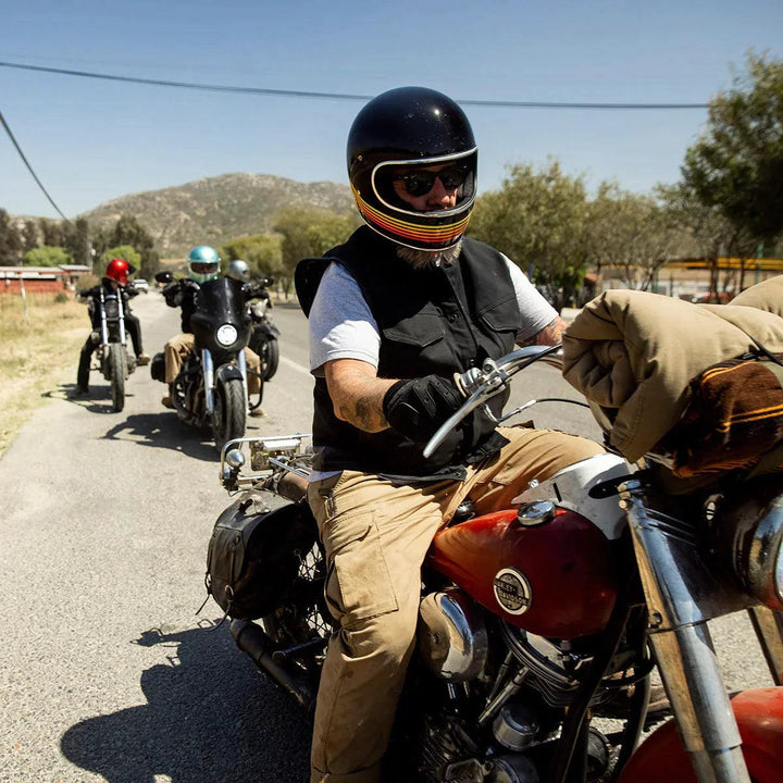 Biltwell Gringo ECE Helmet Gloss Black Spectrum - Motor Psycho Sport