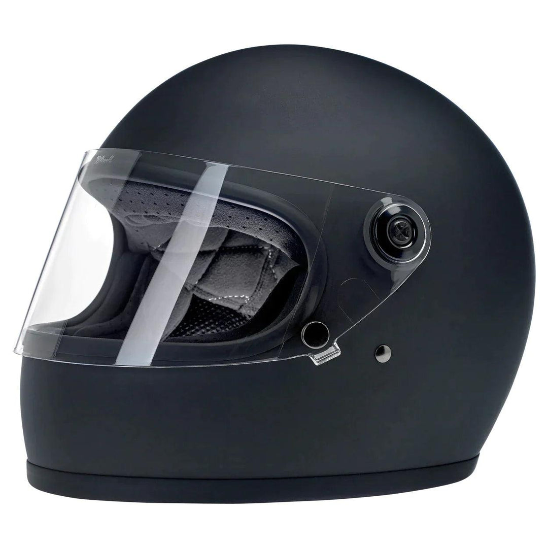 Biltwell Gringo S ECE Helmet Flat Black - Motor Psycho Sport