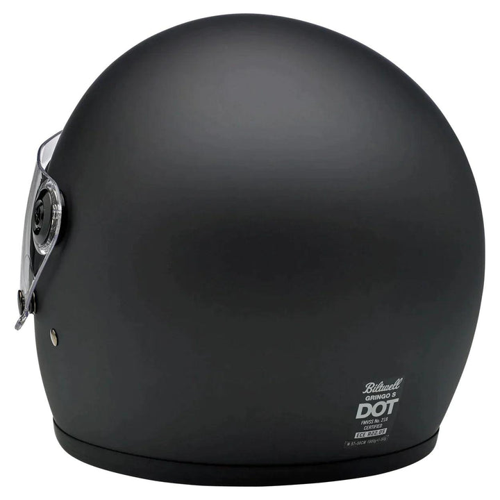 Biltwell Gringo S ECE Helmet Flat Black - Motor Psycho Sport