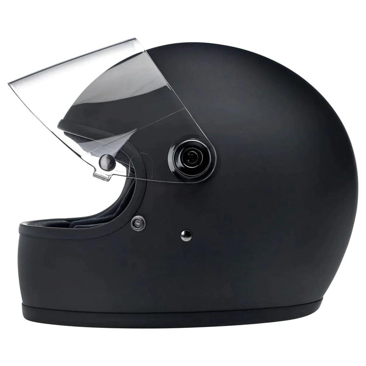 Biltwell Gringo S ECE Helmet Flat Black - Motor Psycho Sport