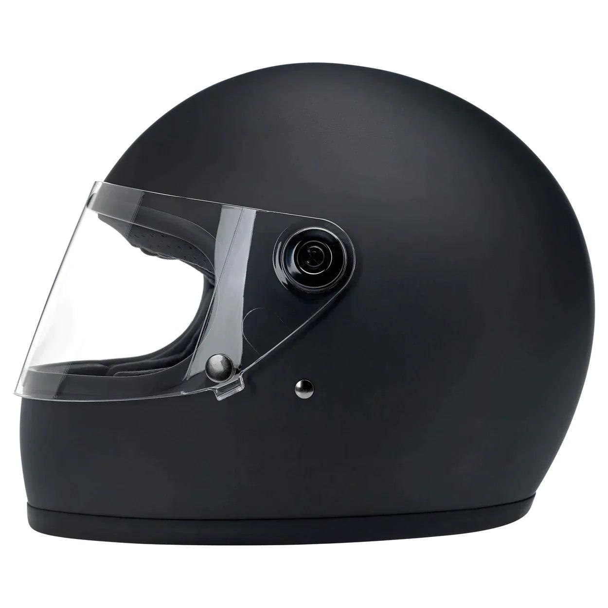 flat black helmet motorcycle Biltwell Gringo S Helmet ECE Solids Flat Black 2XL