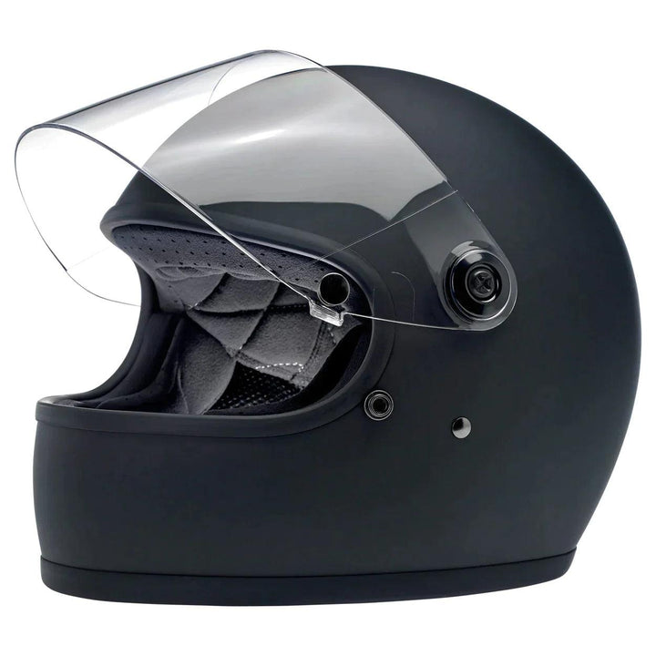Biltwell Gringo S ECE Helmet Flat Black - Motor Psycho Sport