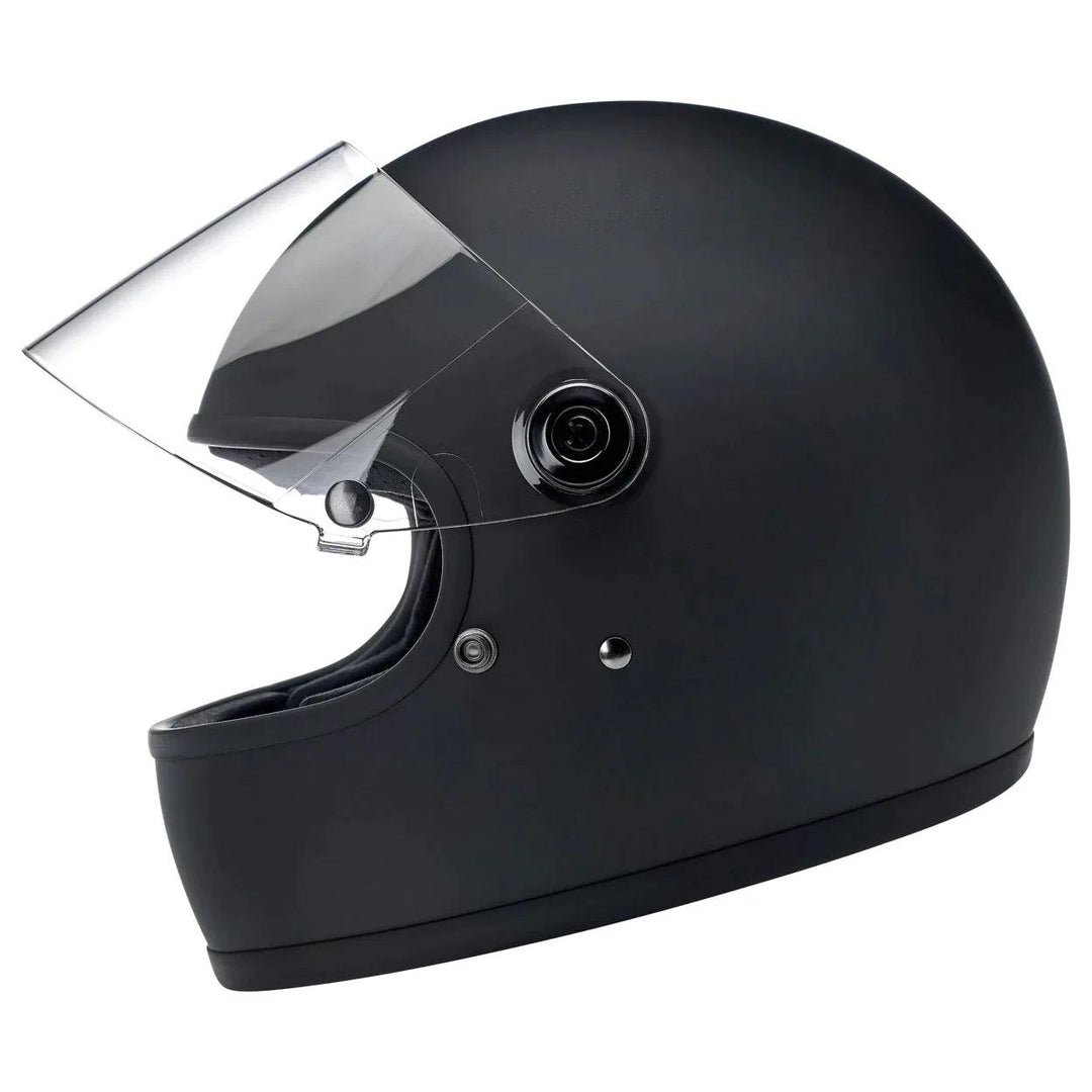 Biltwell Gringo S ECE Helmet Flat Black - Motor Psycho Sport