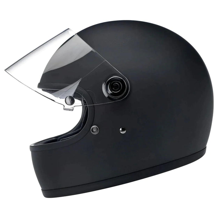 Biltwell Gringo S ECE Helmet Flat Black - Motor Psycho Sport