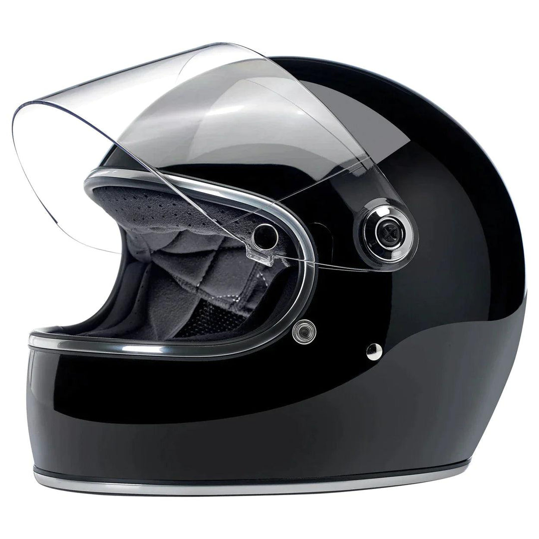 cellos motorcycle helmets Biltwell Gringo S ECE Helmet Gloss Black – Motor Psycho Sport