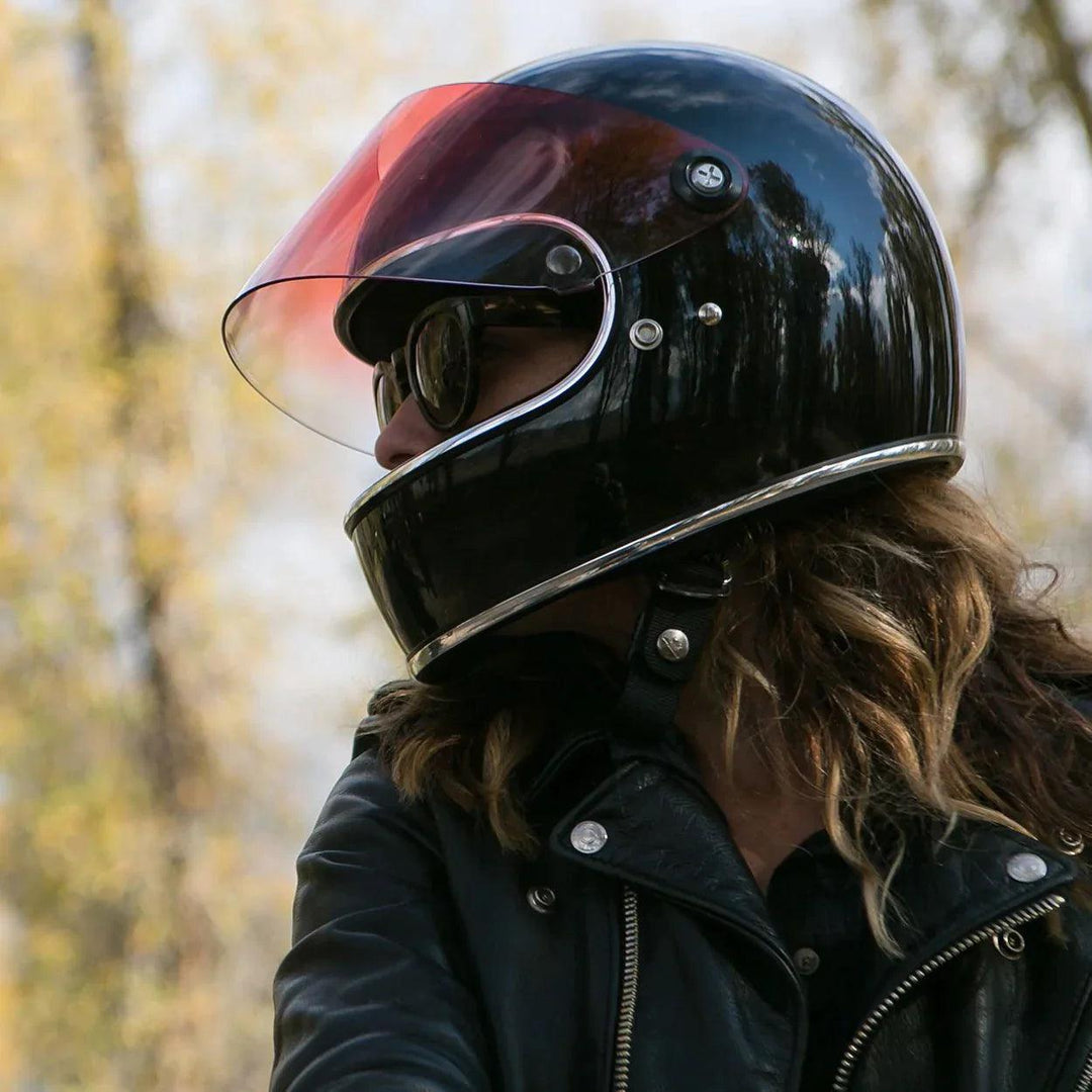 Biltwell Gringo S ECE Helmet Gloss Black - Motor Psycho Sport