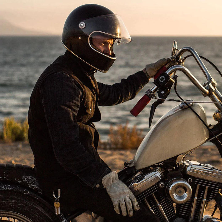 Biltwell Gringo S ECE Helmet Gloss Black - Motor Psycho Sport