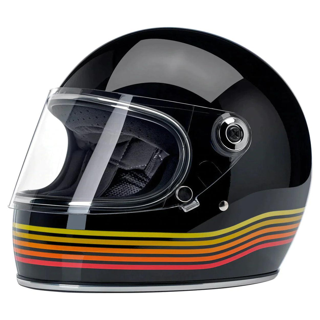 biltwell motorcycle helmets fit Biltwell Gringo S ECE Helmet Gloss Black Spectrum – Motor Psycho Sport