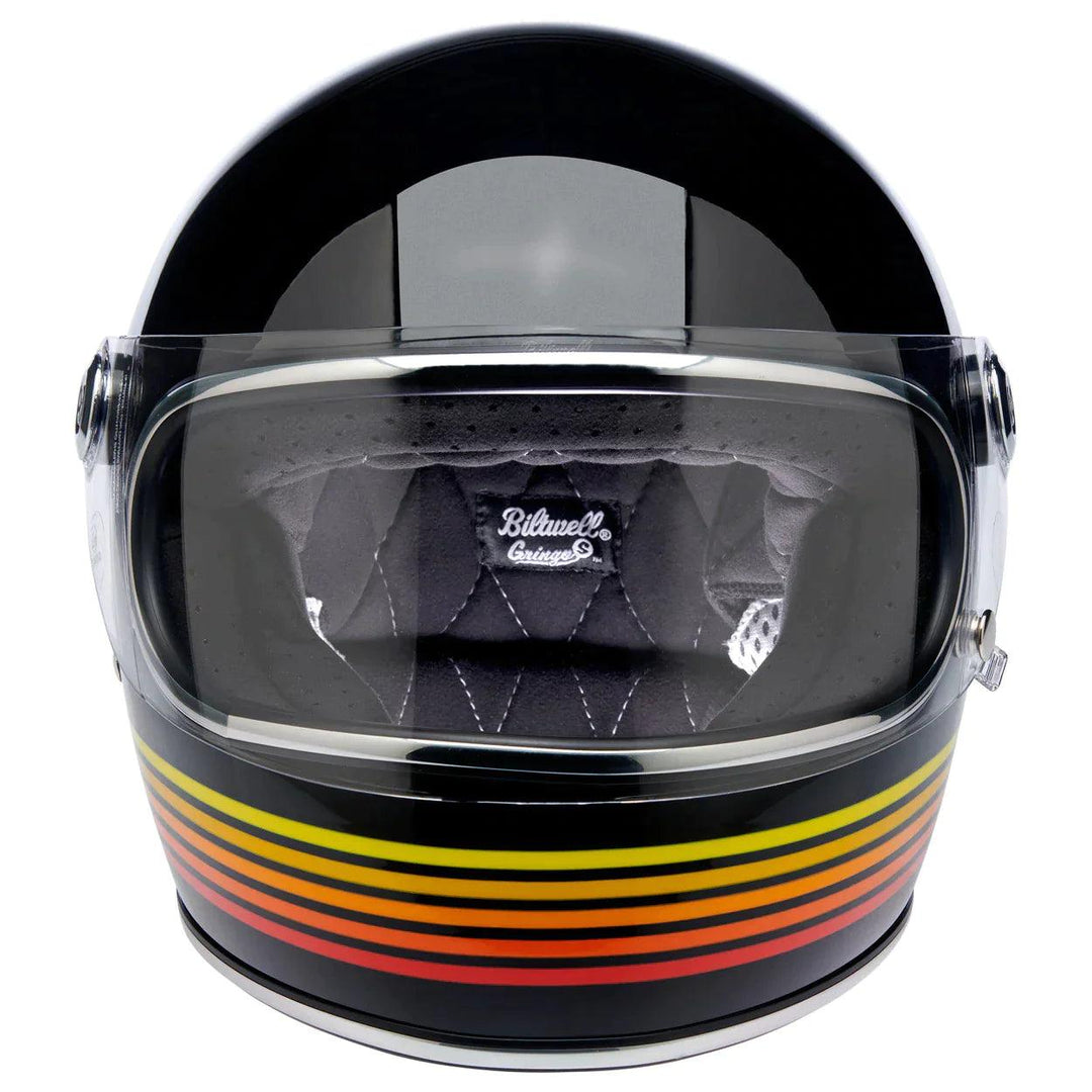 biltwell gringo goggles Biltwell Gringo S ECE Helmet Gloss Black Spectrum – Motor Psycho Sport