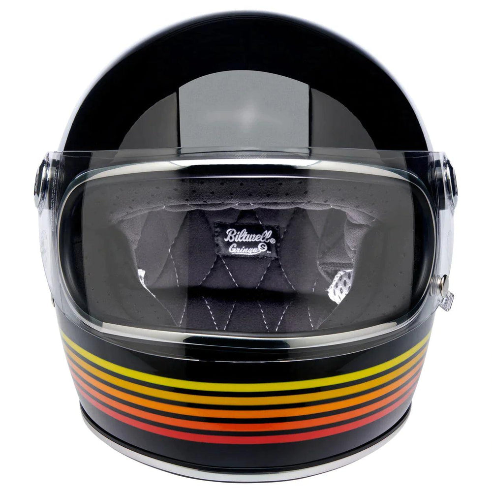 Biltwell Gringo S ECE Helmet Gloss Black Spectrum - Motor Psycho Sport