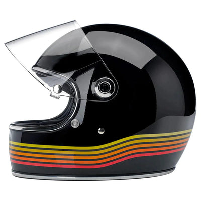 Biltwell Gringo S ECE Helmet Gloss Black Spectrum - Motor Psycho Sport