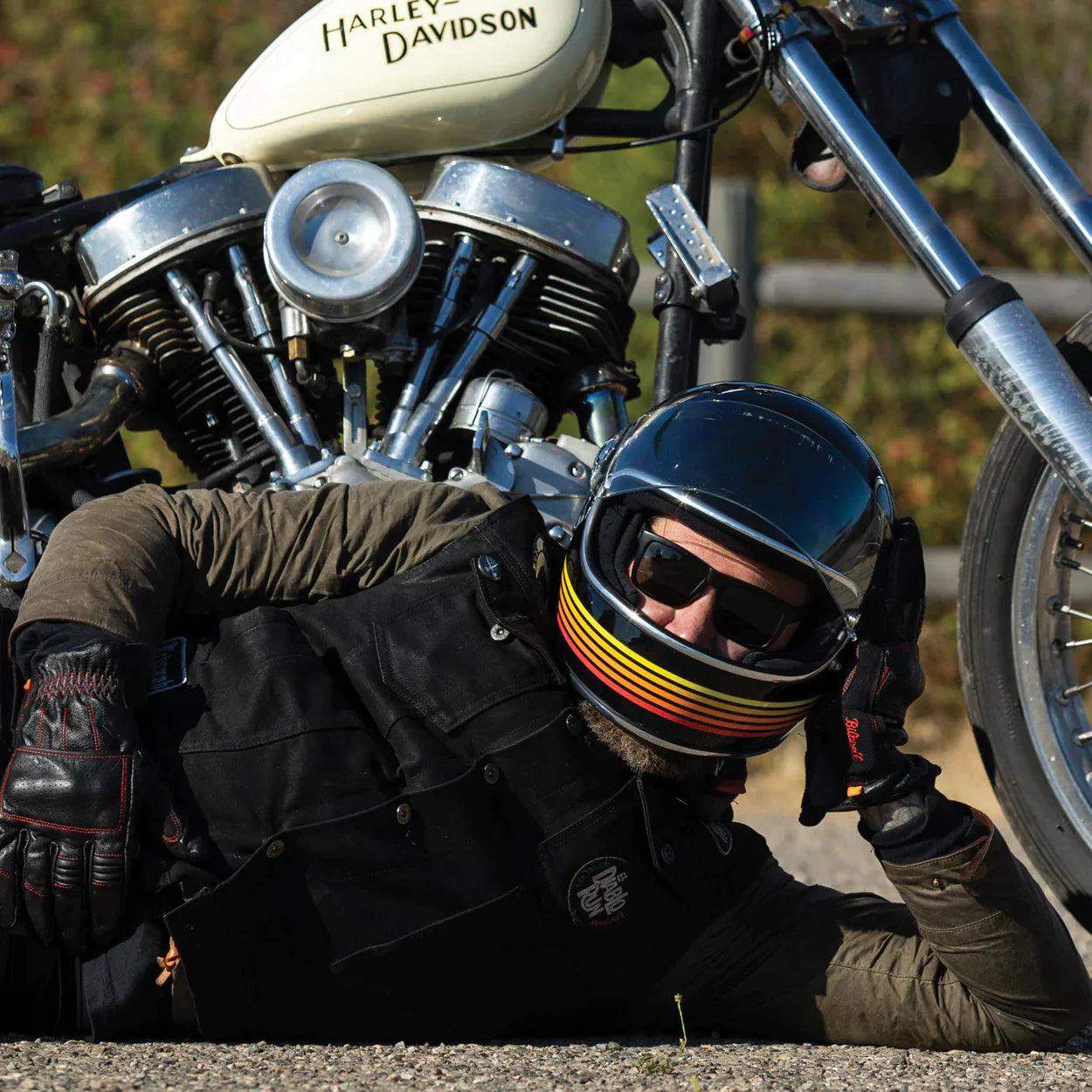 Biltwell Gringo S ECE Helmet Gloss Black Spectrum - Motor Psycho Sport