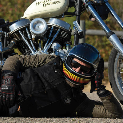 Biltwell Gringo S ECE Helmet Gloss Black Spectrum - Motor Psycho Sport