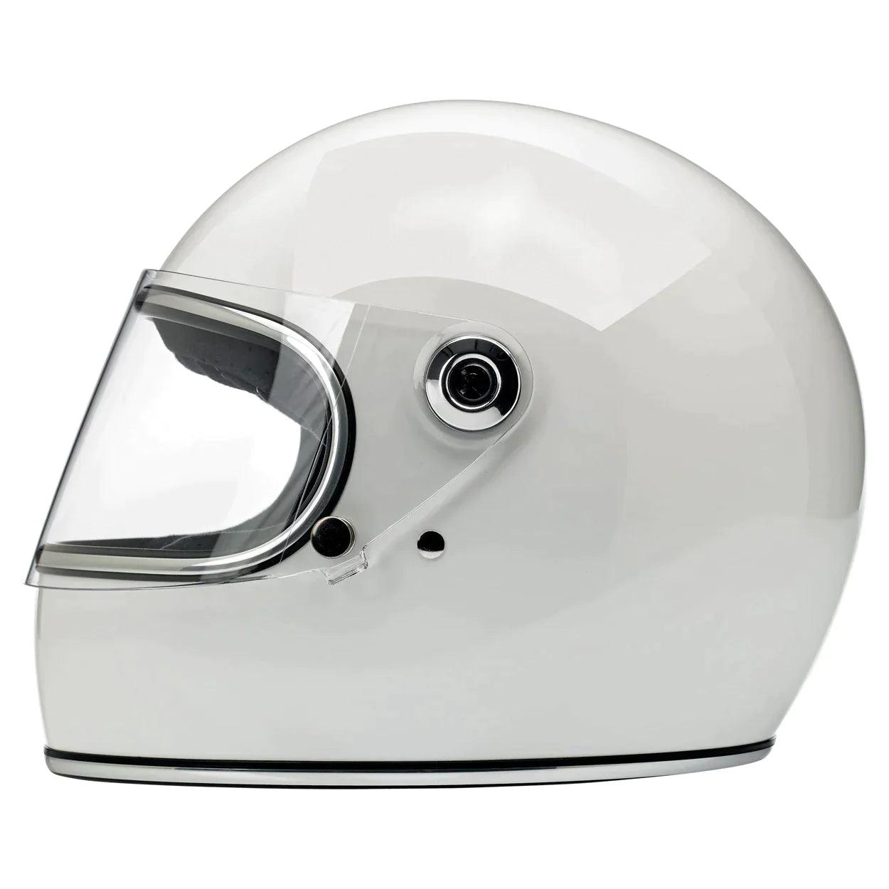 Biltwell Gringo S ECE Helmet Gloss White - Motor Psycho Sport