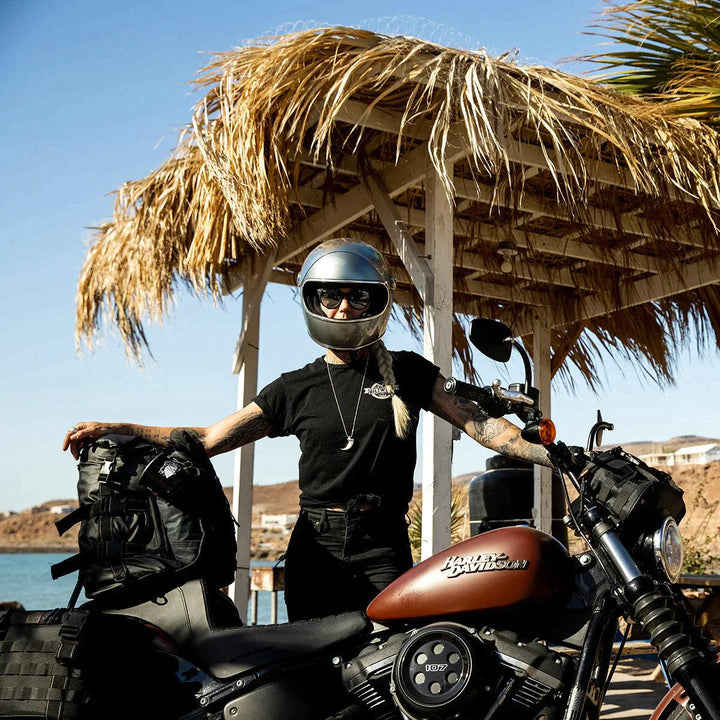 Biltwell Gringo S ECE Helmet Metallic Sterling - Motor Psycho Sport